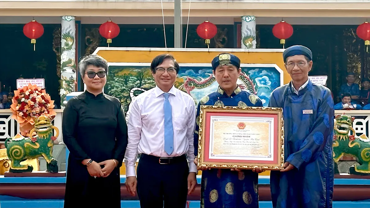 Lễ giỗ Lễ Thành Hầu Nguyễn Hữu Cảnh là Di sản Văn hóa phi vật thể - Ảnh 1.