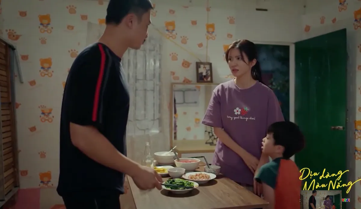 Dịu dàng màu nắng - Tập 9: Lan Anh bị Bắc đánh, đuổi ra khỏi nhà - Ảnh 3.