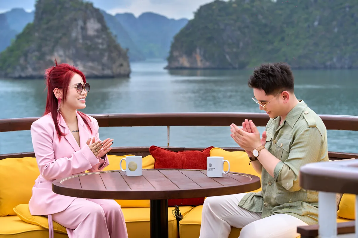 Hải trình ước mơ - Dremy voage: Yến Lê trở về khởi nguồn cảm xúc giữa vịnh Hạ Long - Ảnh 5. Hải trình ước mơ - Dremy voage: Yến Lê trở về khởi nguồn cảm xúc giữa vịnh Hạ Long - Ảnh 5.