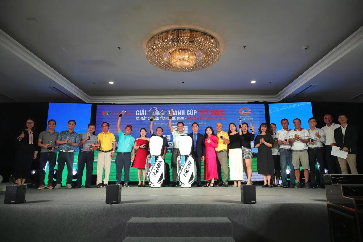 Giải golf tranh cúp VTV Times lần thứ I khép lại đầy ấn tượng - Ảnh 2.