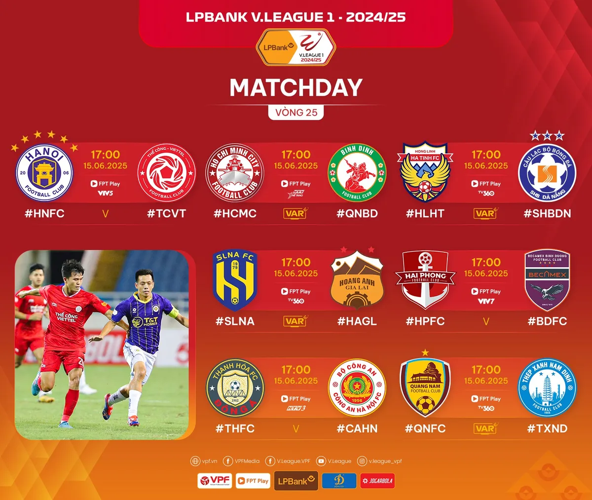 Vòng 25 V.League 2024/25 | Chào mừng nhà vô địch? - Ảnh 1.