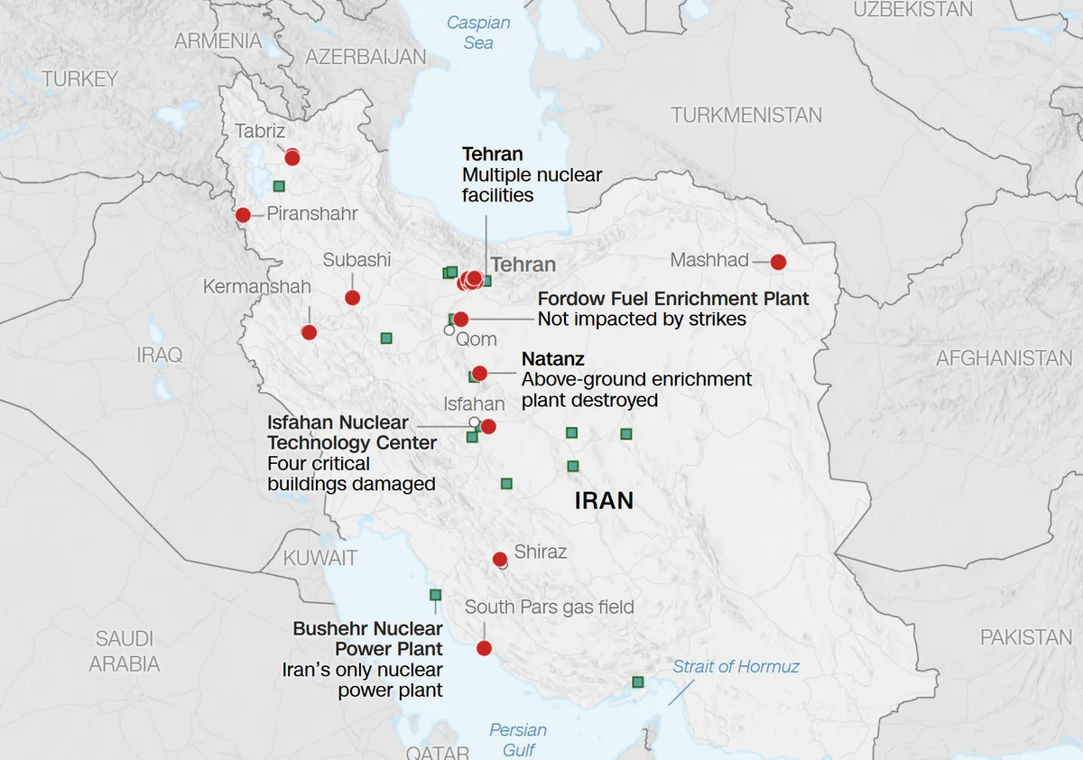 Israel tấn công sâu vào Iran, cơ sở hạt nhân ngầm của Tehran có thể đã phát nổ - Ảnh 1.