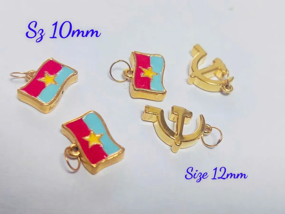 Charm vàng Quốc kỳ: Trang sức yêu nước dịp Giải Phóng và Quốc Khánh - Ảnh 3.