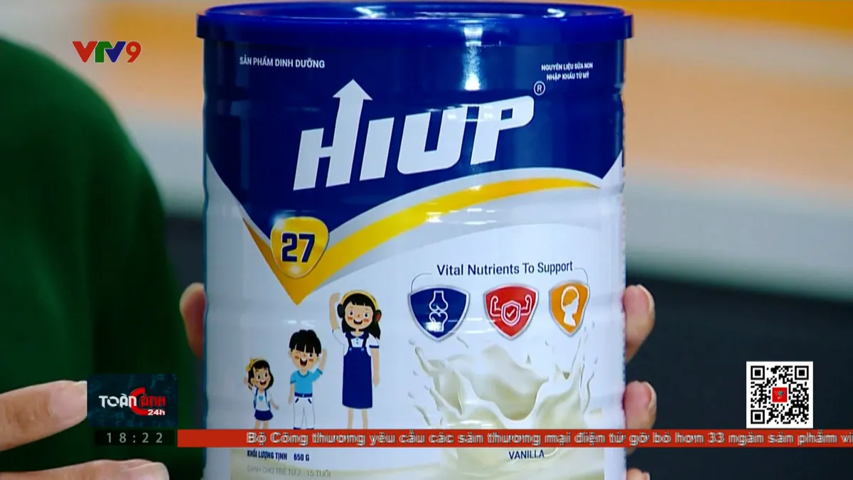 Kêu gọi người sử dụng sữa HIUP27 trình báo công an Kêu gọi người sử dụng sữa HIUP27 trình báo công an