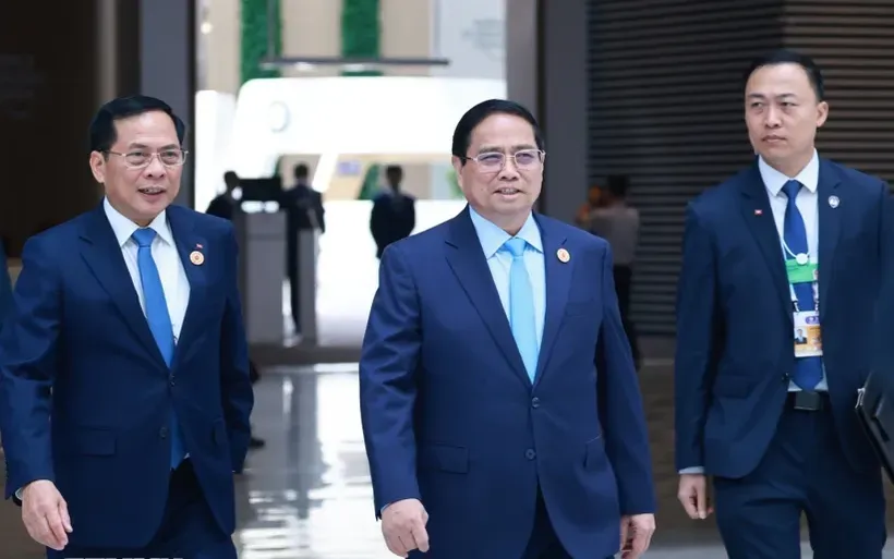 Thủ tướng Phạm Minh Chính đến dự Phiên khai mạc Hội nghị thường niên các nhà tiên phong lần thứ 16 của Diễn đàn Kinh tế Thế giới.
