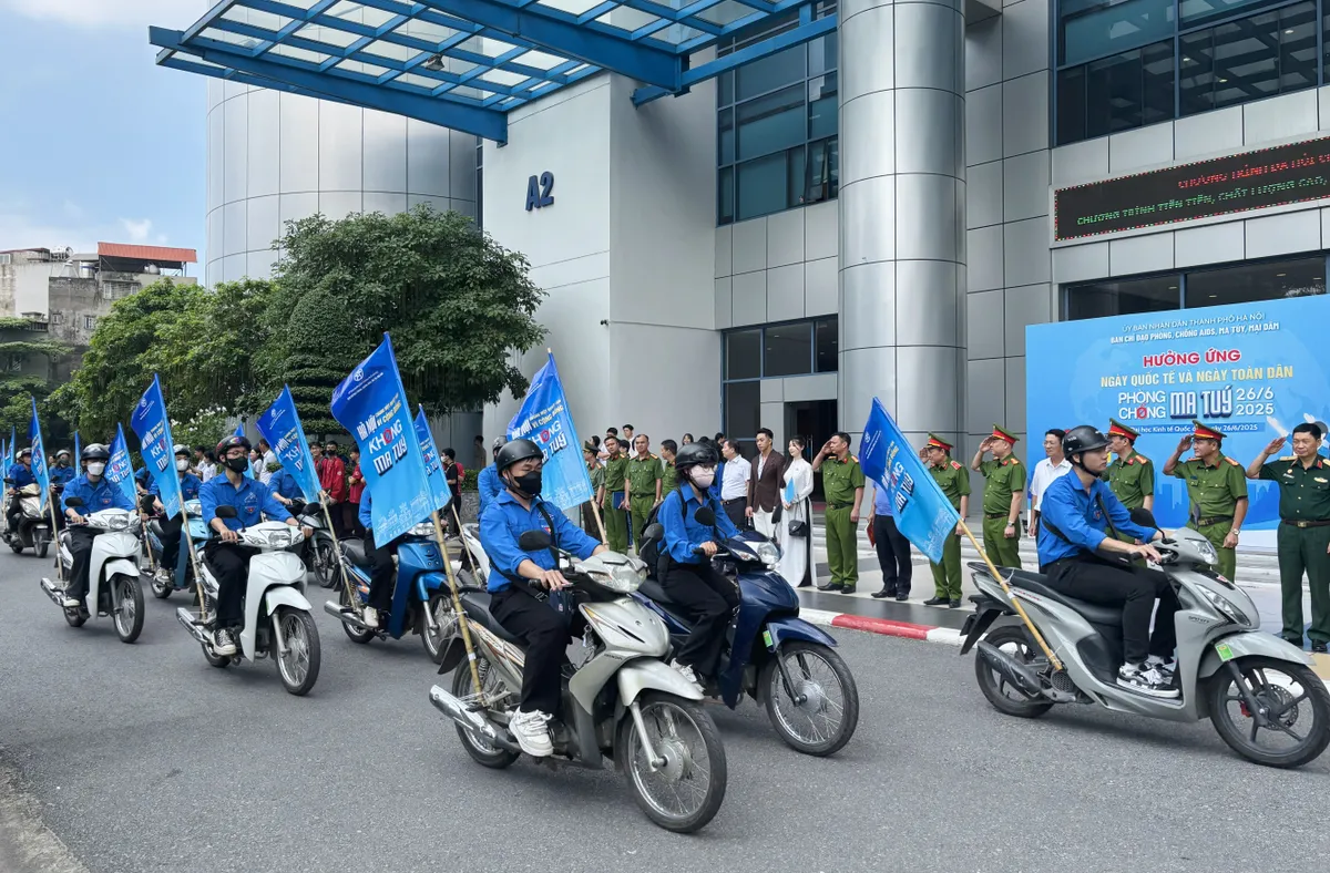 Hà Nội lan tỏa thông điệp 'vì cộng đồng không ma túy' - Ảnh 5.