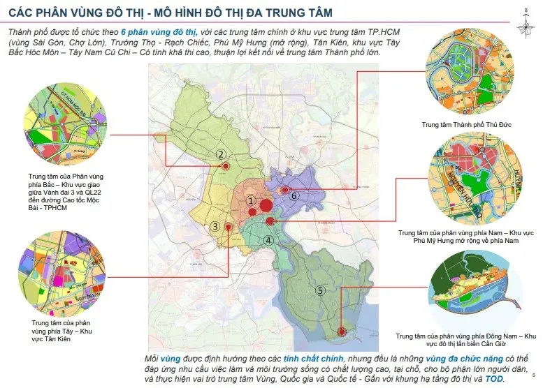 TP Hồ Ch&iacute; Minh ph&aacute;t triển theo m&ocirc; h&igrave;nh 6 đ&ocirc; thị trung t&acirc;m - Ảnh 1.