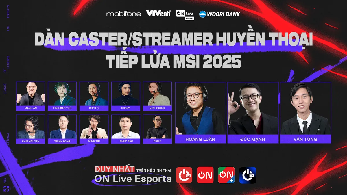 Woori Bank trở thành nhà tài trợ phát sóng chính thức của Mid-Season Invitational 2025 trên VTVcab
- Ảnh 1.