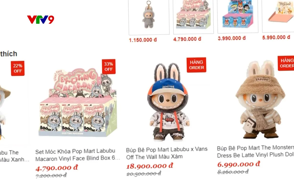 Cơn sốt đồ chơi túi mù đã khuấy đảo thị trường Việt Nam Cơn sốt đồ chơi túi mù đã khuấy đảo thị trường Việt Nam