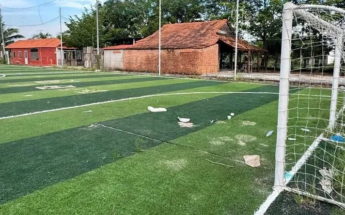 Hiện trường nơi xảy ra vụ việc đáng tiếc. Ảnh: PLO Hiện trường nơi xảy ra vụ việc đáng tiếc. Ảnh: PLO