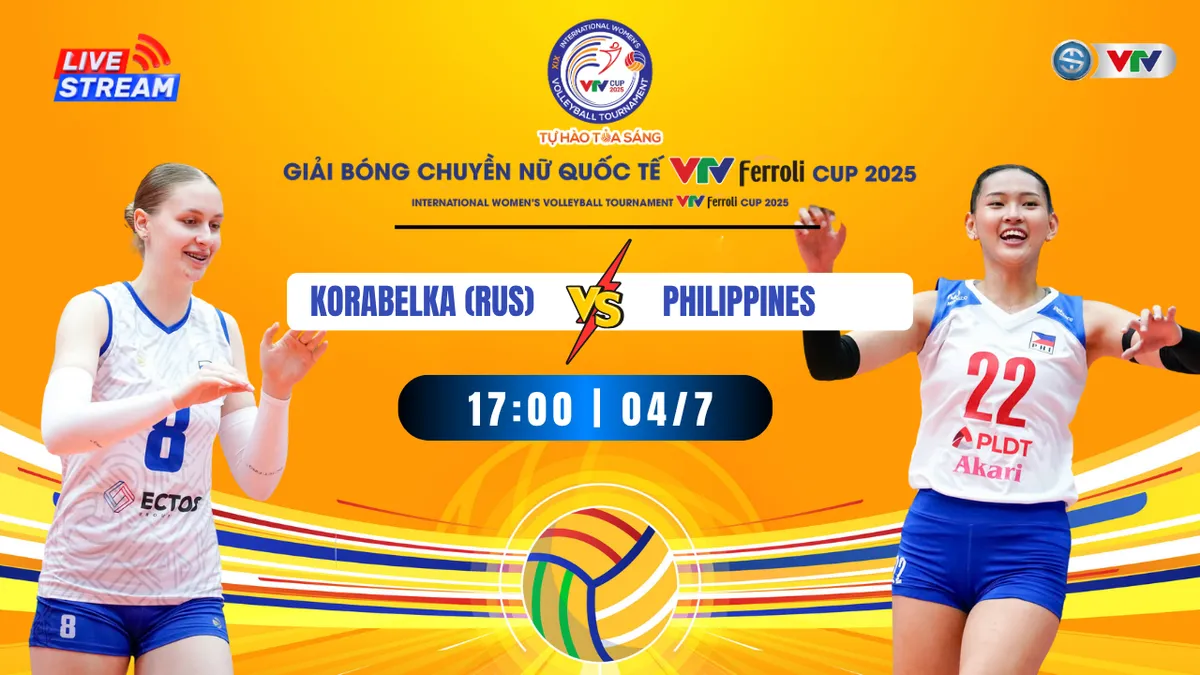 Lịch thi đấu và trực tiếp vòng Phân hạng và Bán kết VTV Ferroli Cup 2025 ngày 04/7: Chờ tin vui ĐT Việt Nam
- Ảnh 2.