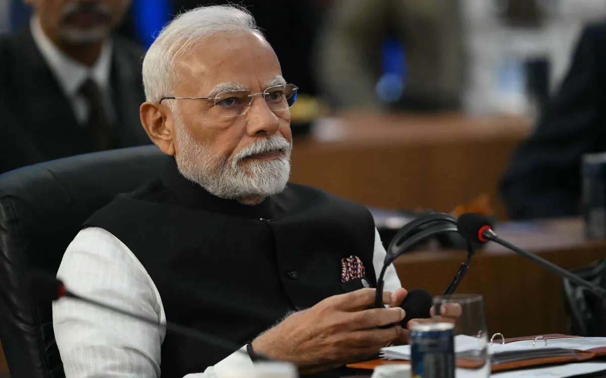 Thủ tướng Ấn Độ Narendra Modi tại Hội nghị Thượng đỉnh BRICS lần thứ 17 tại thành phố Rio de Janeiro (Brazil) - Ảnh: AFP Thủ tướng Ấn Độ Narendra Modi tại Hội nghị Thượng đỉnh BRICS lần thứ 17 tại thành phố Rio de Janeiro (Brazil) - Ảnh: AFP