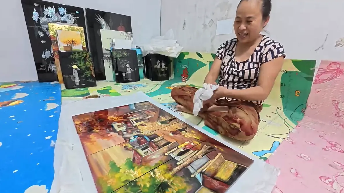 Nghệ nhân Hà Thái nỗ lực giữ nghề tranh sơn mài truyền thống - Ảnh 12.