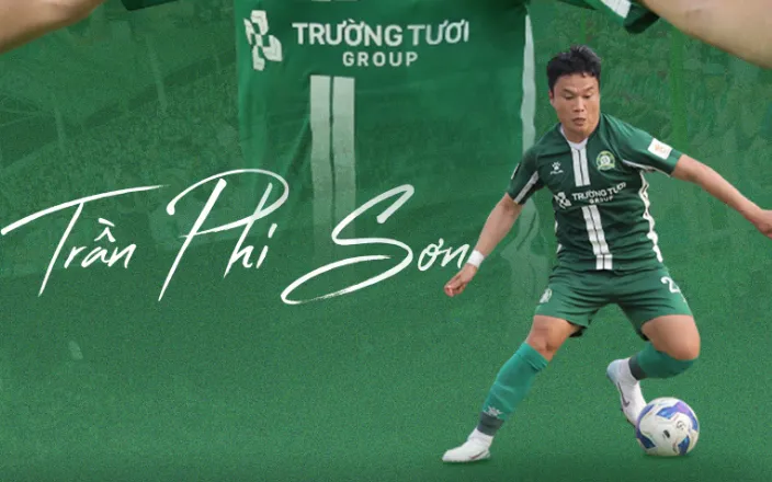 Trên trang Facebook chính thức, CLB Trường Tươi Bình Phước đã gửi lời chia tay Trần Phi Sơn - Cầu thủ gắn bó trong quãng thời gian ngắn nhưng để lại nhiều dấu ấn.