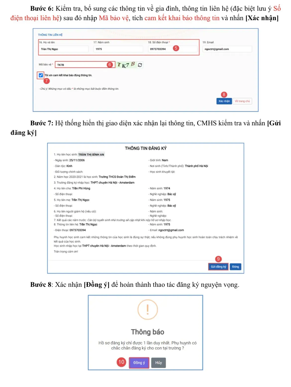 Chiều 10/7, thí sinh Hà Nộ bắt đầu làm thủ tục nhập học lớp 10 năm học 2025–2026 - Ảnh 4.
