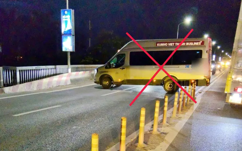 Hình ảnh vi phạm được người dân ghi lại.