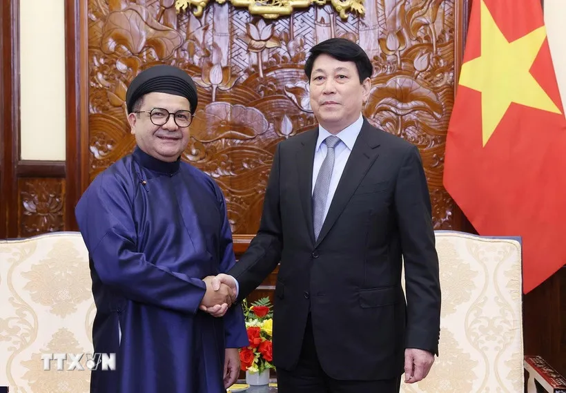 Chủ tịch nước Lương Cường tiếp Đại sứ Chile đến chào từ biệt - Ảnh 1.