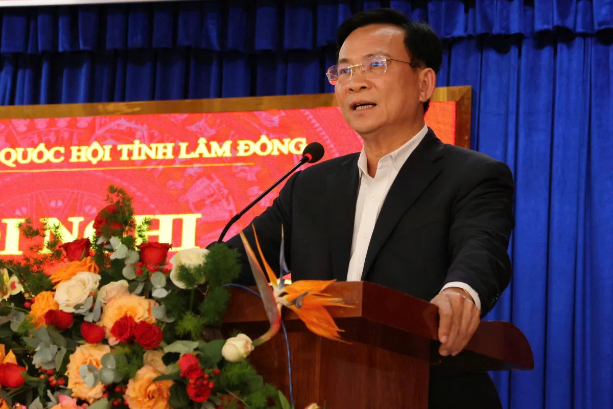 Trưởng Ban Nội chính Trung ương Phan Đình Trạc tiếp xúc cử tri tại Lâm Đồng - Ảnh 2.