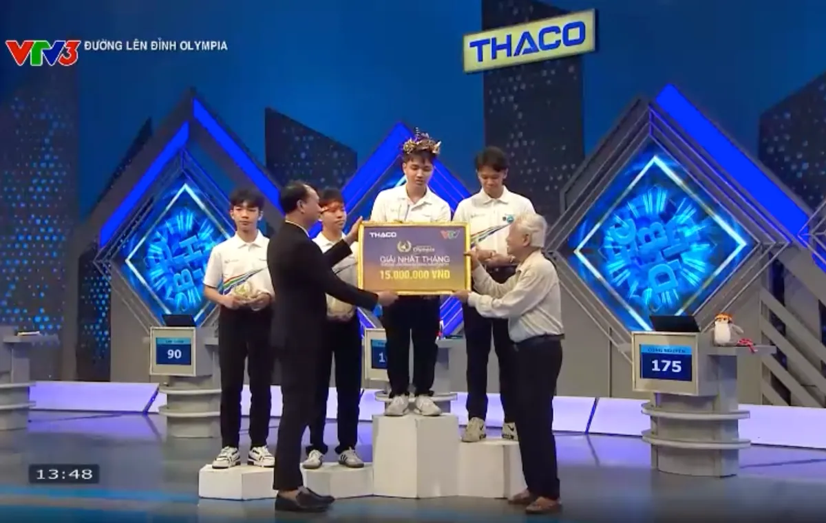 Nam sinh Thái Bình lội ngược dòng ngoạn mục, giành vòng nguyệt quế Olympia tháng cuối quý III - Ảnh 4.