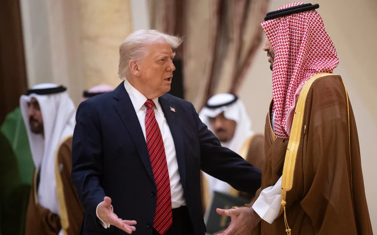 Dưới thời chính quyền Trump nhiệm kỳ hai, Mỹ đang cho thấy sự đảo chiều về chính sách đầu tư công nghệ tại Trung Đông - (Ảnh AFP)