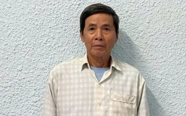 Hồ Trung Nga bị công an bắt giữ. Ảnh: CA