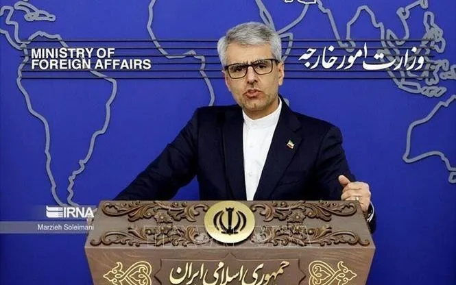Phát ngôn viên Bộ Ngoại giao Iran Esmaeil Baghaei. (Ảnh: IRNA) Phát ngôn viên Bộ Ngoại giao Iran Esmaeil Baghaei. (Ảnh: IRNA)