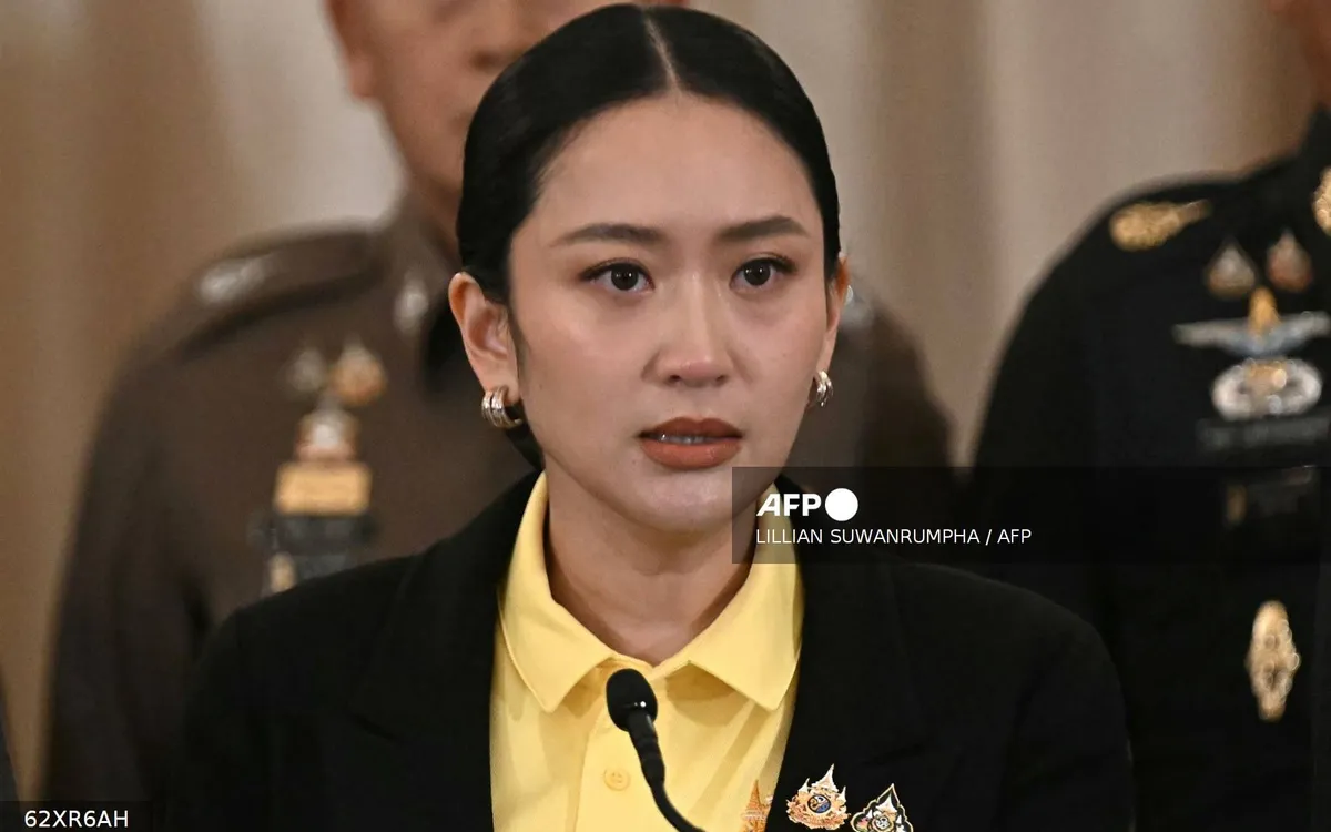Bà Paetongtarn Shinawatra phát biểu trong buổi họp báo tại Tòa nhà Chính phủ ở Bangkok ngày 19/6/2025 (Ảnh: AFP) Bà Paetongtarn Shinawatra phát biểu trong buổi họp báo tại Tòa nhà Chính phủ ở Bangkok ngày 19/6/2025 (Ảnh: AFP)