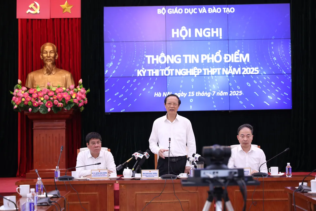 Phổ điểm đảm bảo độ tin cậy cho tuyển sinh đại học 2025- Ảnh 1.