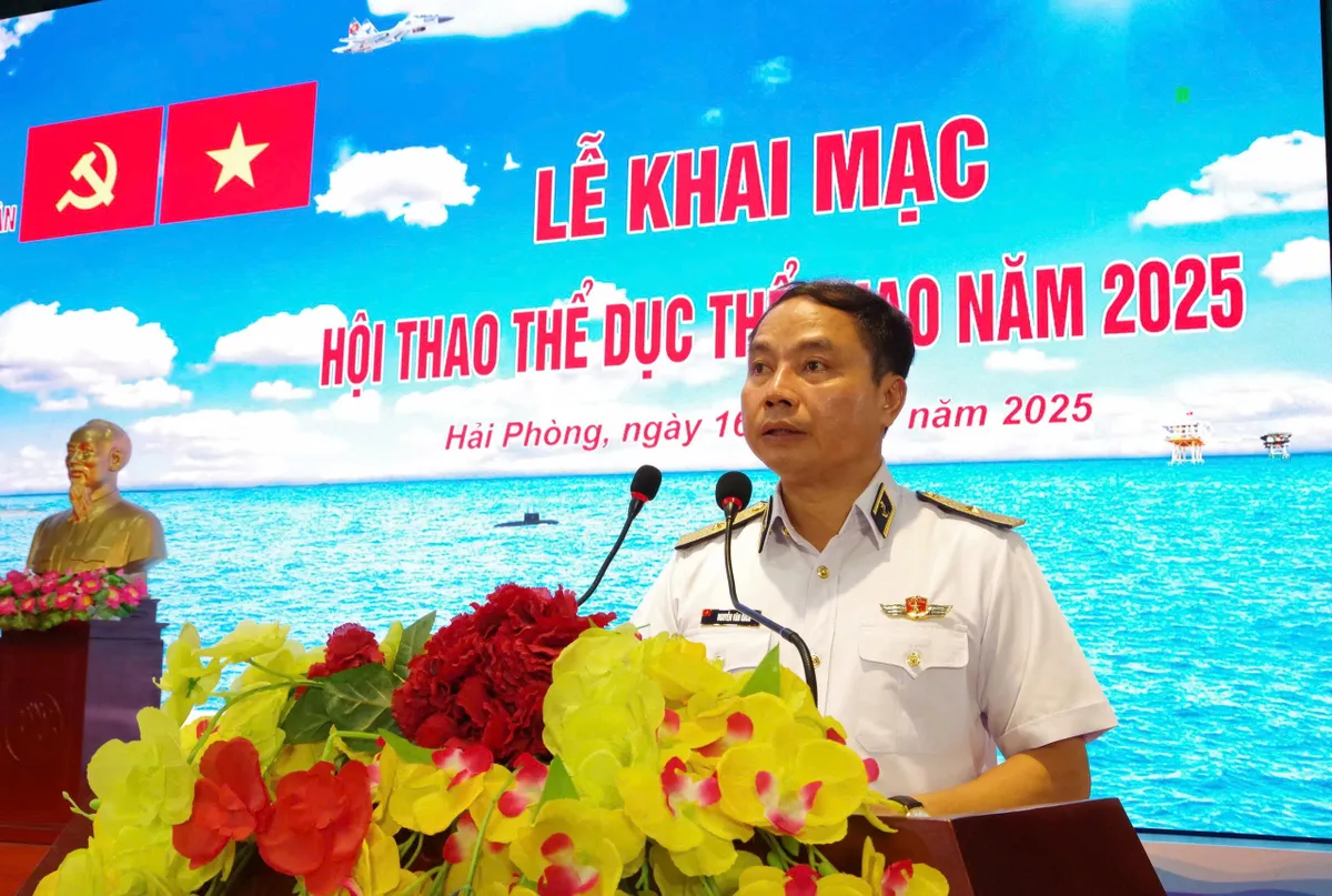 Quân chủng Hải quân: Khai mạc Hội thao thể dục thể thao năm 2025 - Ảnh 1.