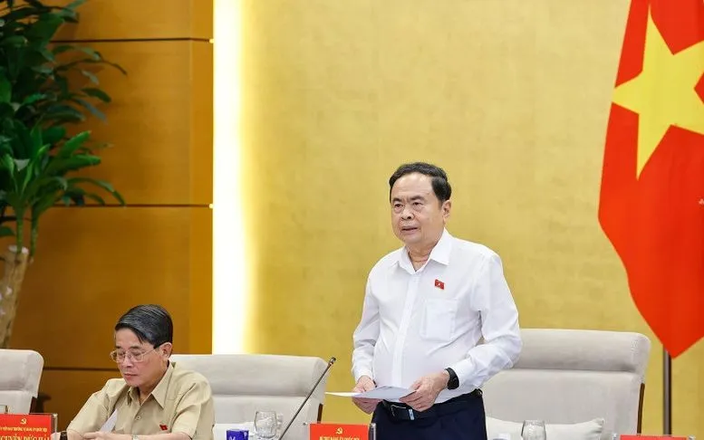 Chủ tịch Quốc hội Trần Thanh Mẫn phát biểu. (Ảnh: TTXVN) Chủ tịch Quốc hội Trần Thanh Mẫn phát biểu. (Ảnh: TTXVN)