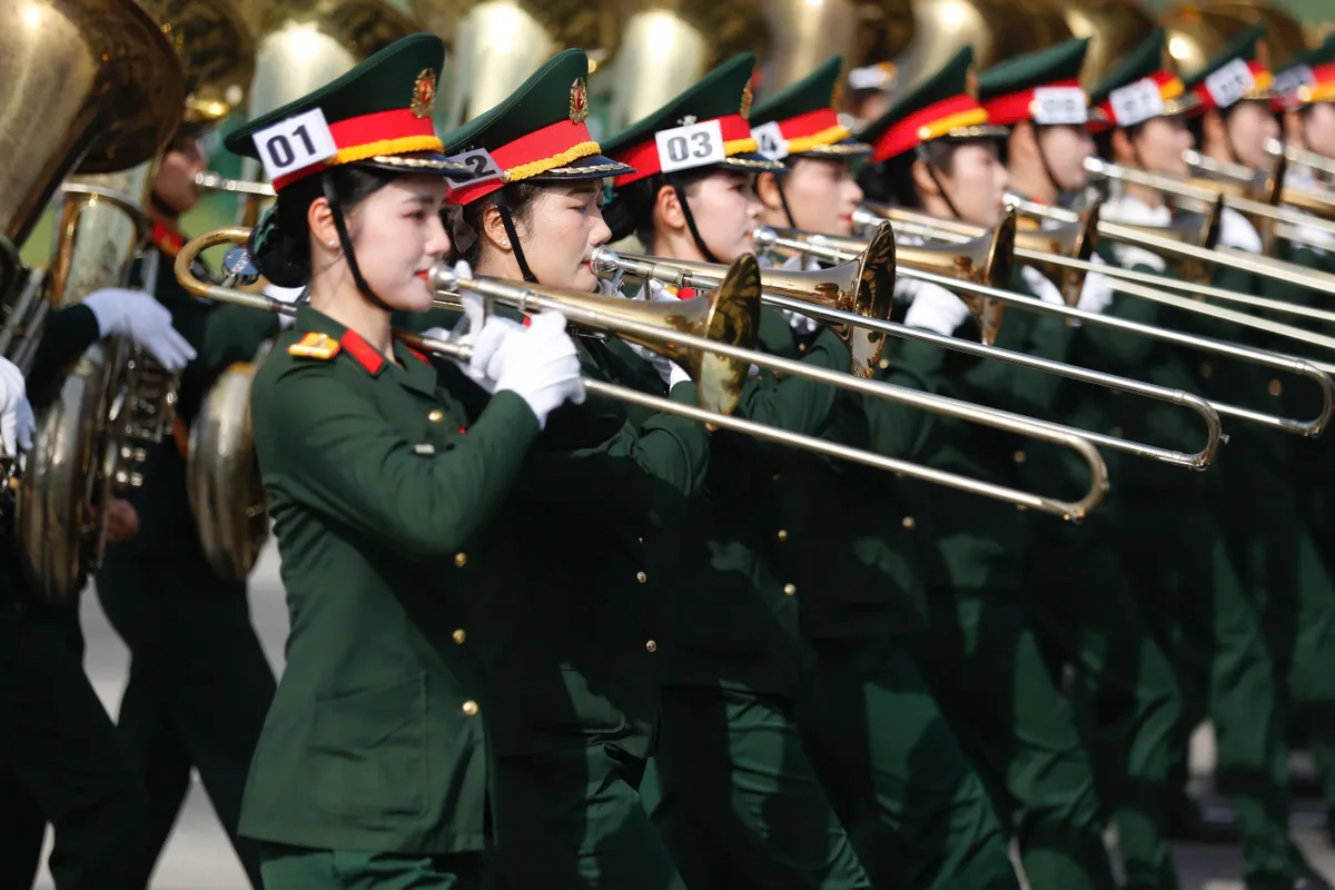 Lực lượng Quân đội - Công an tổng hợp luyện diễu binh cho nhiệm vụ A80- Ảnh 20. Lực lượng Quân đội - Công an tổng hợp luyện diễu binh cho nhiệm vụ A80- Ảnh 20.