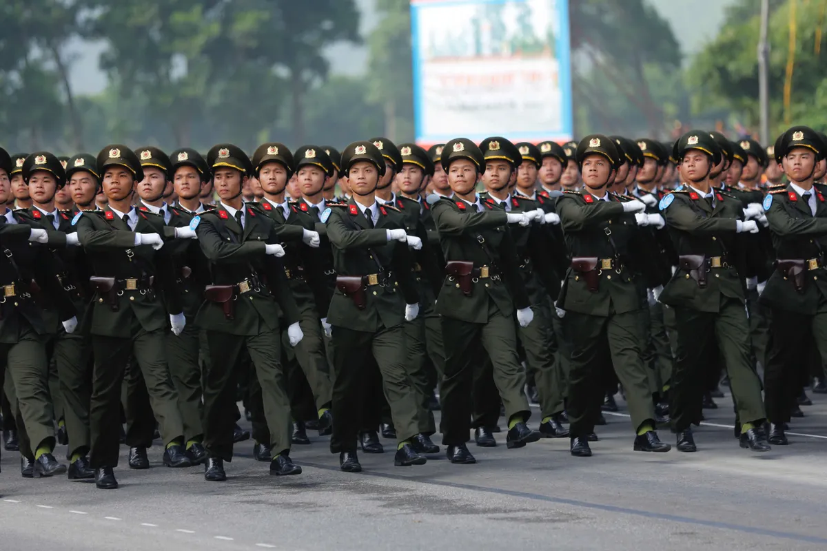 Lực lượng Quân đội - Công an tổng hợp luyện diễu binh cho nhiệm vụ A80- Ảnh 19. Lực lượng Quân đội - Công an tổng hợp luyện diễu binh cho nhiệm vụ A80- Ảnh 19.
