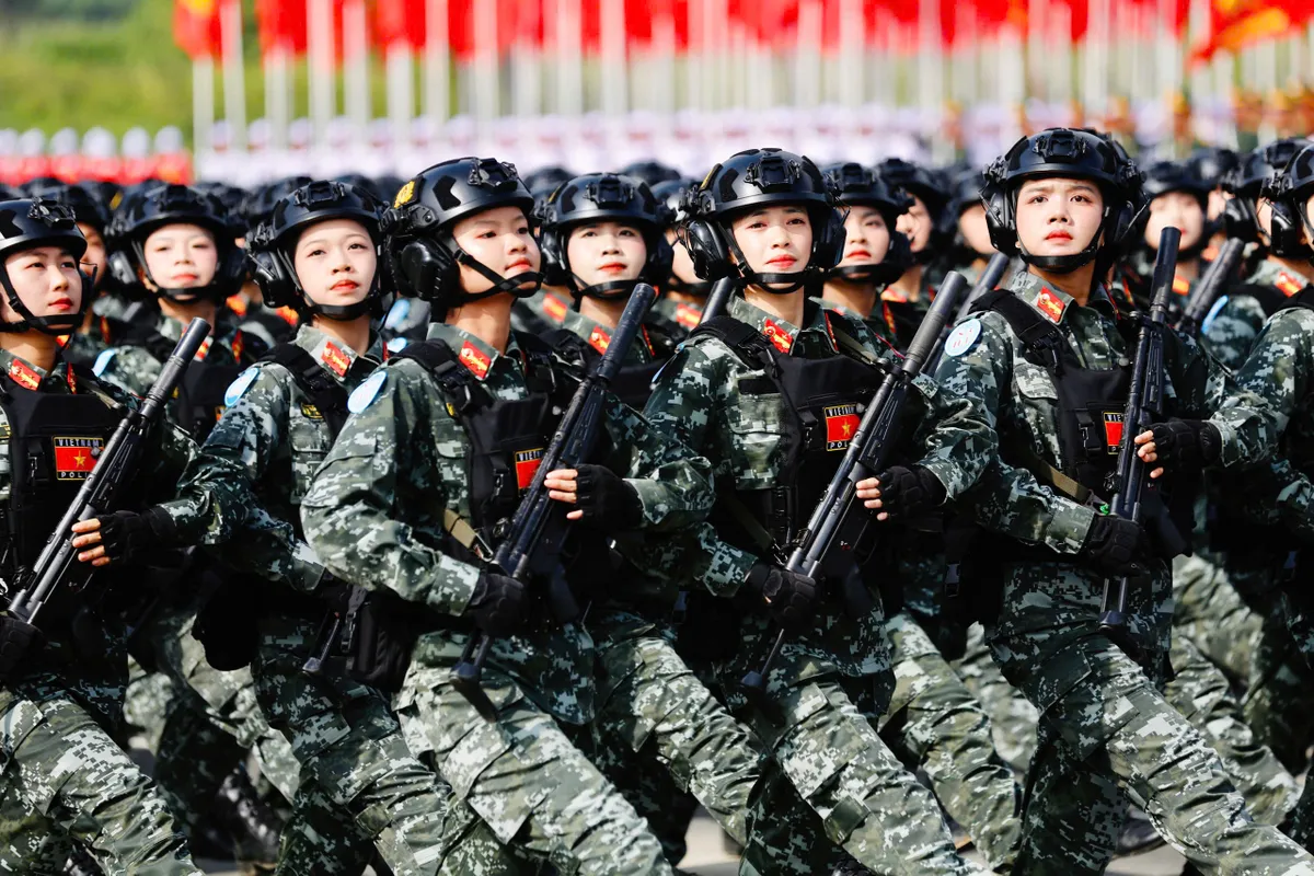 Lực lượng Quân đội - Công an tổng hợp luyện diễu binh cho nhiệm vụ A80- Ảnh 13. Lực lượng Quân đội - Công an tổng hợp luyện diễu binh cho nhiệm vụ A80- Ảnh 13.