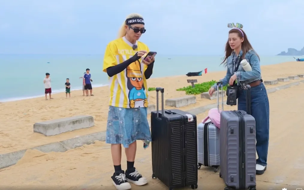 BB Trần và Bùi Lan Hương đến với Gia đình Haha (Ảnh chụp màn hình)