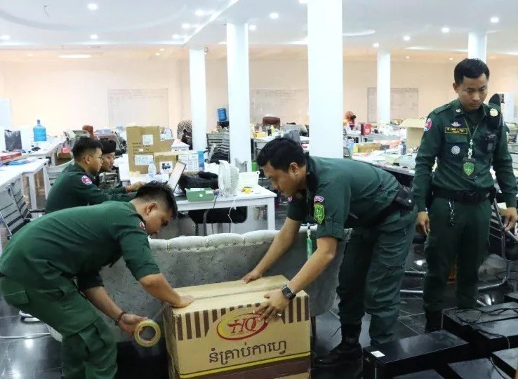 Hình ảnh Campuchia mở rộng triệt phá các cơ sở lừa đảo trực tuyến - Ảnh 4.