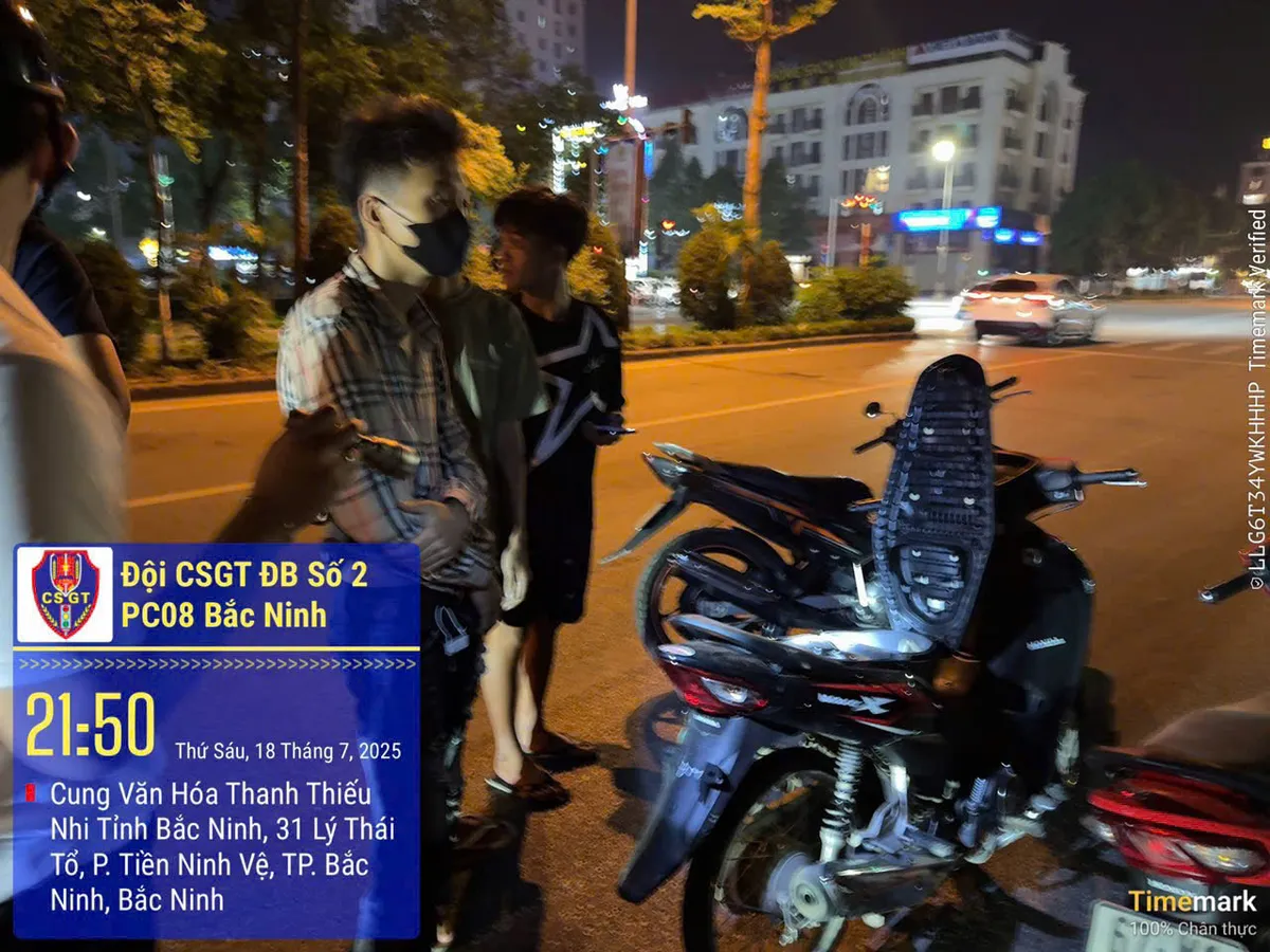 Bắc Ninh: Xử lý 217 trường hợp vi phạm giao thông trong đêm 18/7 - Ảnh 2.