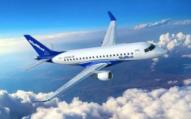 Một chiếc Embraer E175 được hãng hàng không SkyWest khai thác (Ảnh: Embraer) Một chiếc Embraer E175 được hãng hàng không SkyWest khai thác (Ảnh: Embraer)