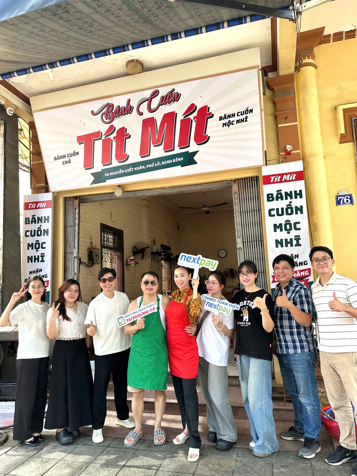 Shark Bình bất ngờ "khai trương" tiệm bánh cuốn tại Phủ Lý cùng Phương Oanh - Ảnh 5.