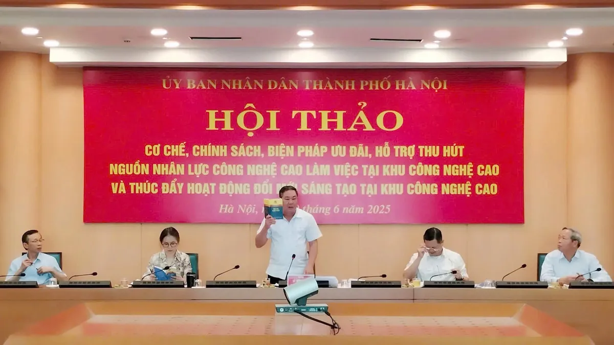 5 nhóm chính sách đặc thù, đột phá để Hà Nội phát triển khoa học, công nghệ và đổi mới sáng tạo - Ảnh 1.