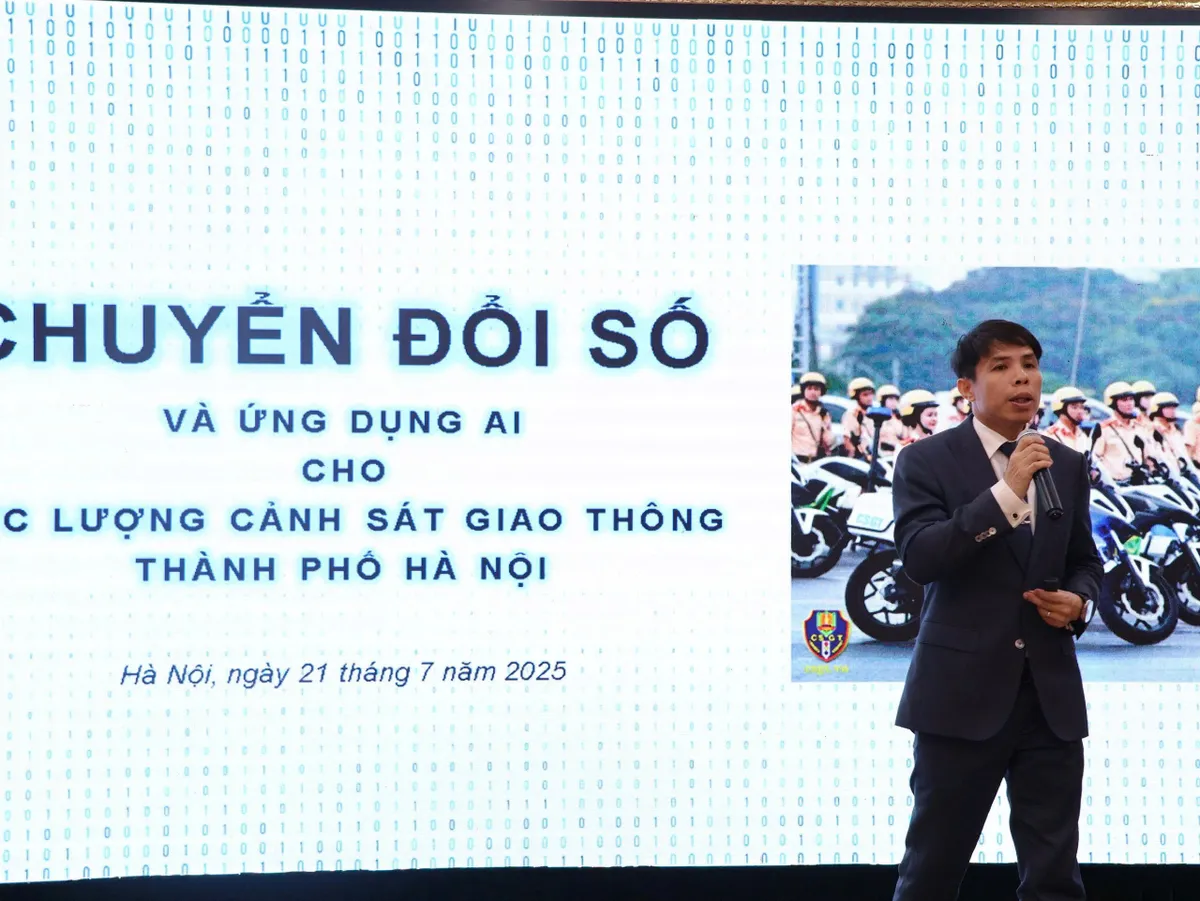 CSGT Hà Nội phát động phong trào “Bình dân học vụ số” phục vụ nhiệm vụ bảo đảm TTATGT - Ảnh 3.