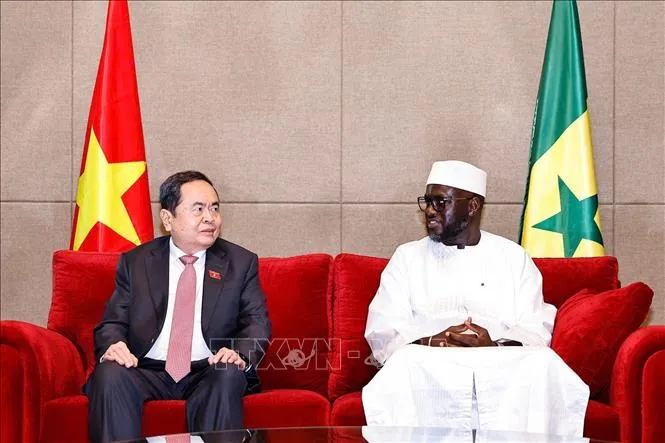 Chủ tịch Quốc hội Trần Thanh Mẫn bắt đầu thăm chính thức Senegal- Ảnh 2. Chủ tịch Quốc hội Trần Thanh Mẫn bắt đầu thăm chính thức Senegal- Ảnh 2.