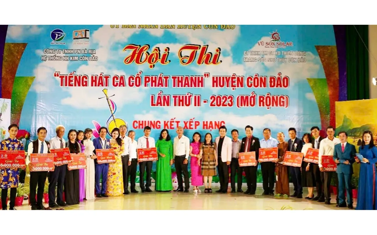 Hội thi "Tiếng hát ca cổ phát thanh" huyện Côn Đảo năm 2023 