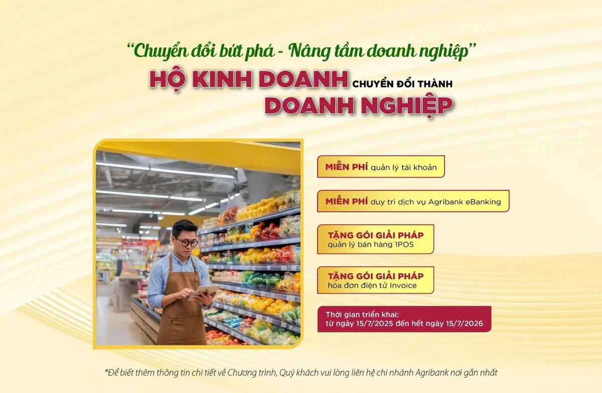 Agribank hỗ trợ hộ kinh doanh chuyển đổi thành doanh nghiệp- Ảnh 2. Agribank hỗ trợ hộ kinh doanh chuyển đổi thành doanh nghiệp- Ảnh 2.