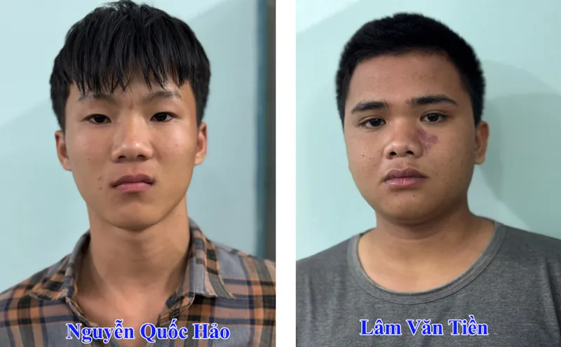 Tóm gọn 2 kẻ cướp xe ôm sau vài giờ gây án - Ảnh 1.