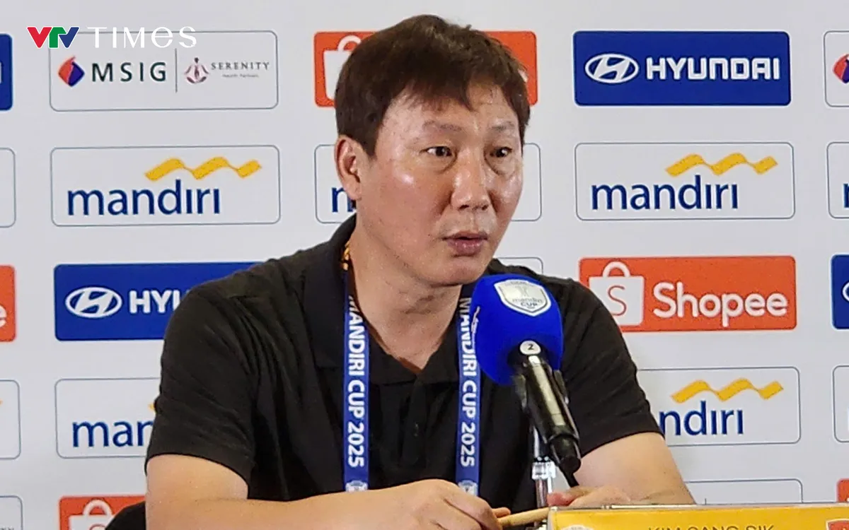 HLV Kim Sang Sik tự tin vào năng lực của các học trò cho trận đấu cuối cùng tranh ngôi vô địch Giải U23 Đông Nam Á.