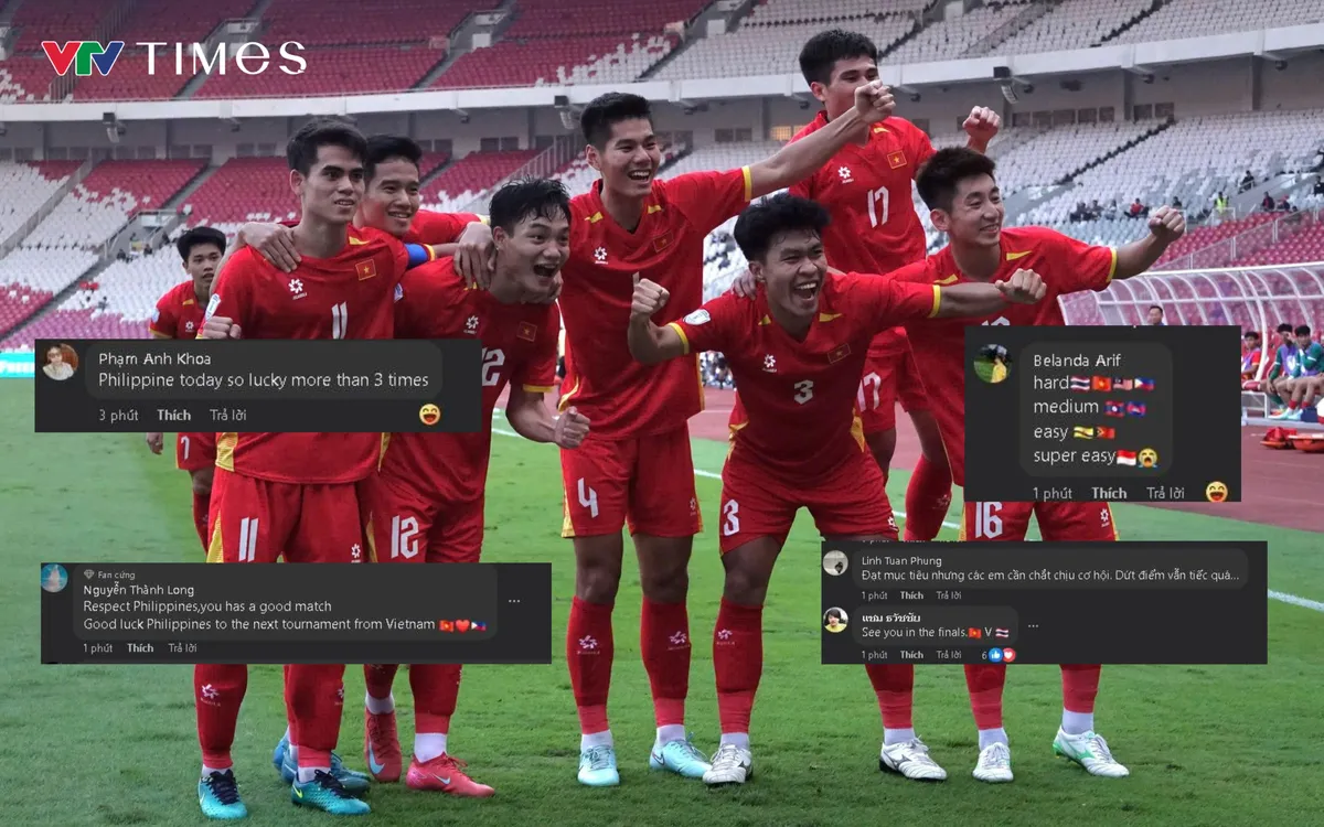 Chiến thắng của U23 Việt Nam tạo nên "cơn bão" bình luận trên MXH. Hầu hết những khán giả Đông Nam Á đều dành lời khen cho cả hai đội tuyển, đặc biệt là đội bóng áo đỏ của HLV Kim Sang-sik.