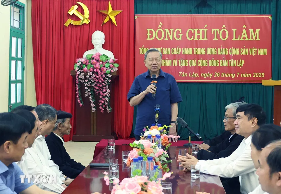 Tổng Bí thư: Cán bộ xã Si Pa Phìn làm tốt hơn nữa để mô hình chính quyền 2 cấp đi vào nề nếp- Ảnh 3.