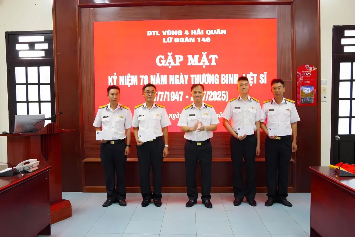 Lữ đoàn 146 tổ chức các hoạt động tri ân nhân Ngày Thương binh - Liệt sĩ 27/7 - Ảnh 6.
