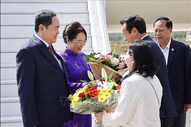 Chủ tịch Quốc hội Trần Thanh Mẫn tới Thụy Sĩ dự Hội nghị các Chủ tịch Quốc hội thế giới - Ảnh 1.