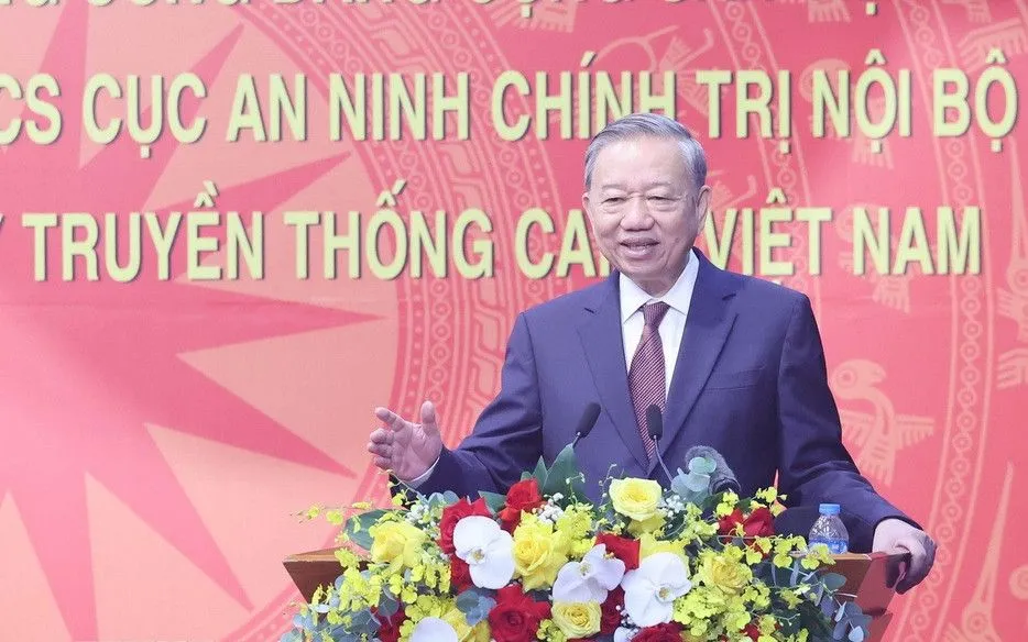 Tổng Bí thư Tô Lâm phát biểu. Tổng Bí thư Tô Lâm phát biểu.